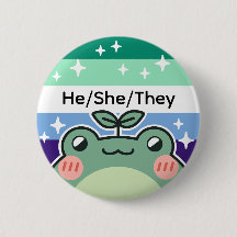 Customisable Pronoun Gay MLM Pride Flag Frog