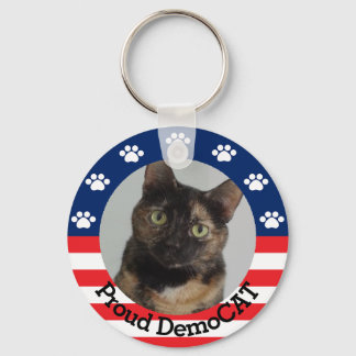 Customisable Proud DemoCAT Key Ring