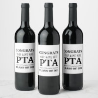 Customisable PTA Wine Bottle Labels