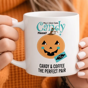Customisable Pumpkin Jack O Lantern Halloween Coffee Mug