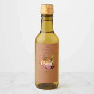 Customisable Pumpkin Spice Labels