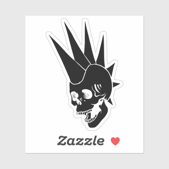 Customisable Punk Skull Version 2 (Sheet)