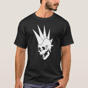 Customisable Punk Skull Version 2 T-Shirt