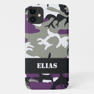 Customisable Purple Camo iPod Touch Case
