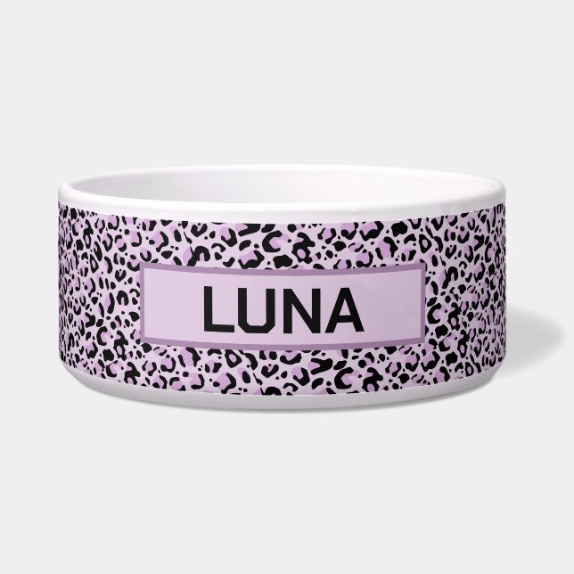 Customisable Purple Leopard Print Pet (Front)