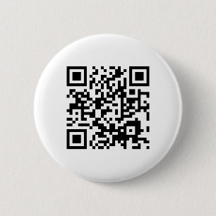 customisable QR code 6 Cm Round Badge