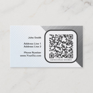 Customisable QR code marketing piece Business Card