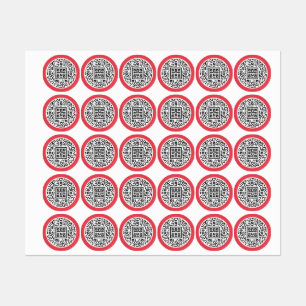 Customisable QR Code Stickers for Traders"