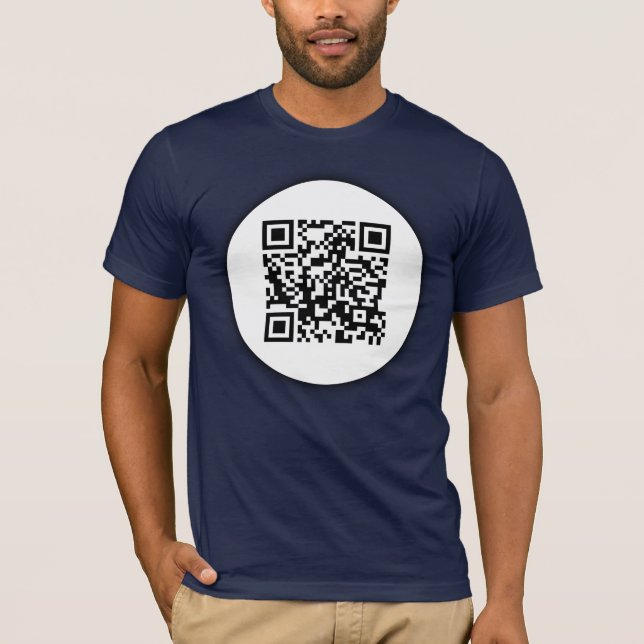 customisable QR code T-Shirt (Front)