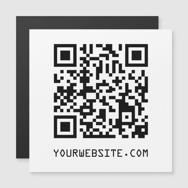 Customisable QR Code Your Webpage Link (Front/Back)