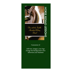 Customisable rack cards horses