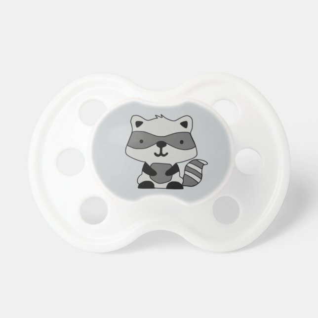 Customisable Racoon Pacifier (Front)