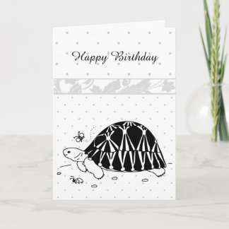 Customisable Radiated Tortoise Card