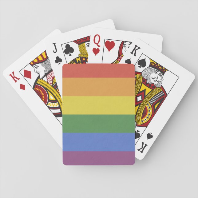 Customisable Rainbow Playing Cards (Back)