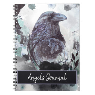 Customisable Raven Journal Notebook