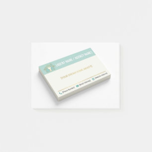 "Customisable Real Estate Post-it Note Pad – Blank