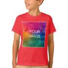 Customisable Red Add Image Photo Kids Boys Basic