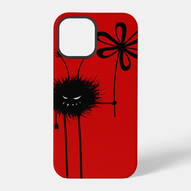 Customisable Red Evil Flower Bug iPhone Case (Back)
