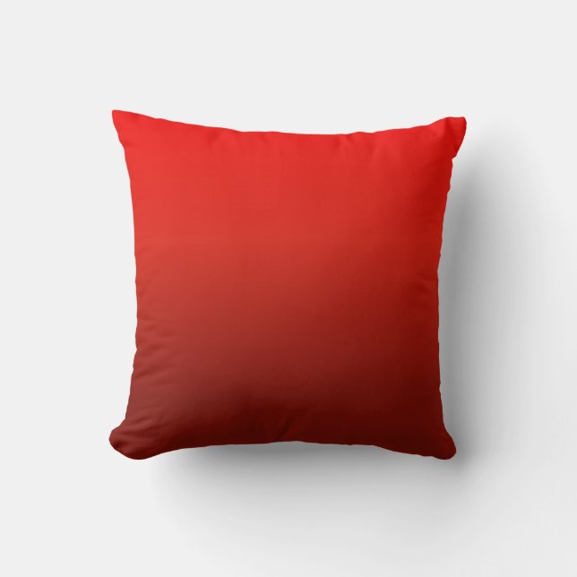 Customisable Red Gradient Pillow (Front)