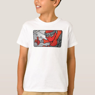 Customisable Red Ninja Design T-Shirt