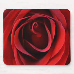 Customisable Red Rose Up Close Mousepad