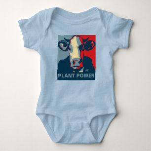 Customisable Red White Blue Pop Art Cow Jumper Baby Bodysuit