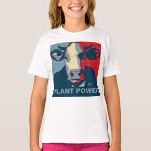 Customisable Red White Blue Pop Art Cow Tshirt