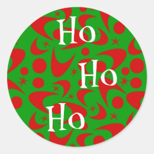 Customisable Retro Boomerangs Classic Round Sticker