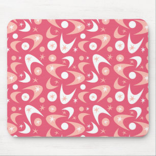 Customisable Retro Boomerangs Mouse Pad