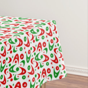 Customisable Retro Boomerangs Tablecloth