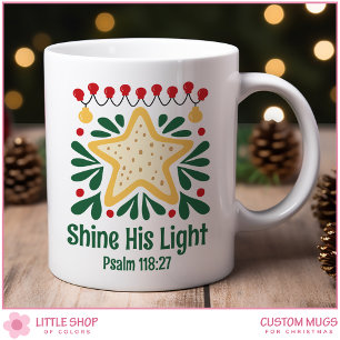 Customisable Retro Style Christmas Coffee Mug