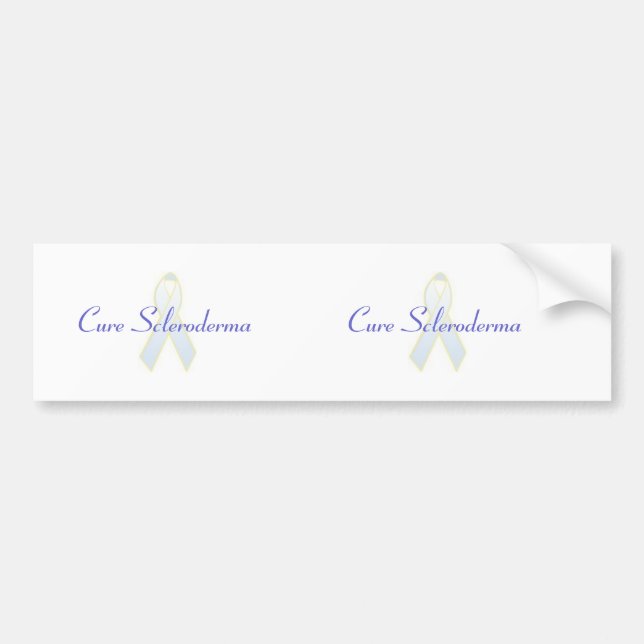 Customisable Ribbon Bumper Stickers! Sticker (Front)