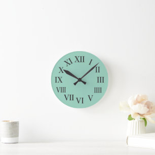 Customisable Roman Numeral Wall Round Clock