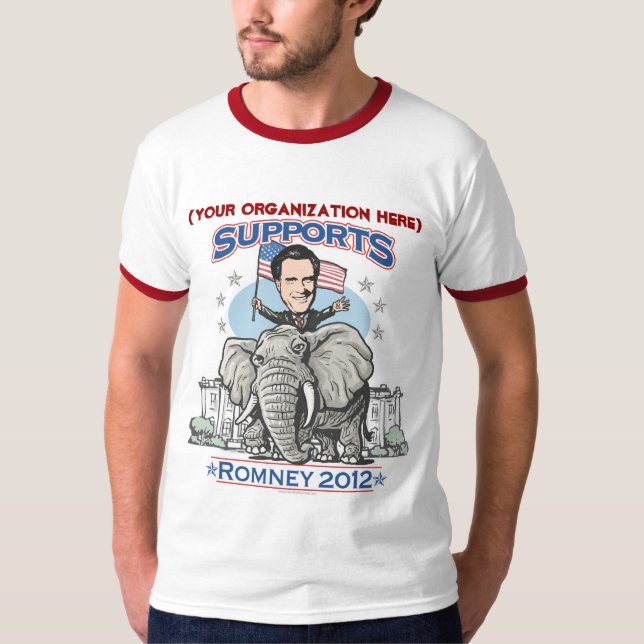 Customisable Romney 2012 Shirt (Front)