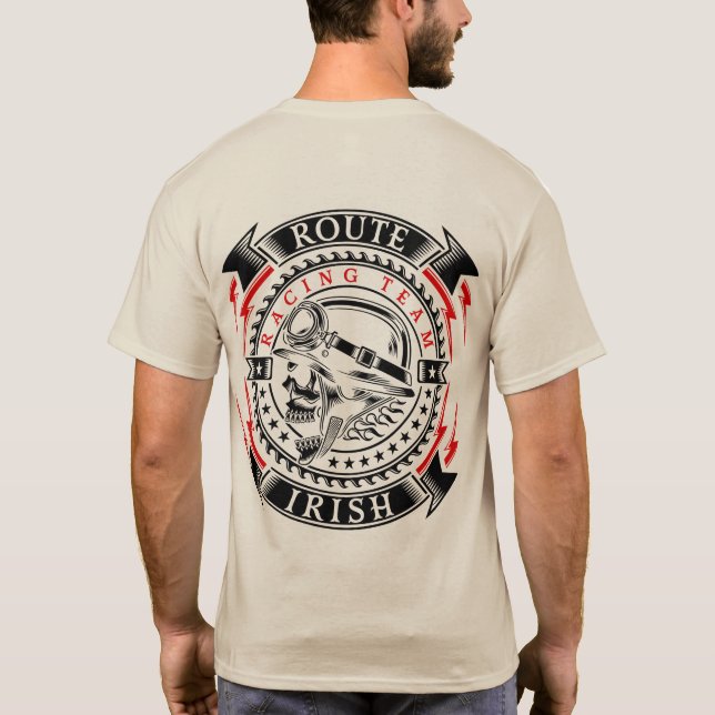 Customisable "ROUTE IRISH RACING TEAM 2" T-Shirt (Back)