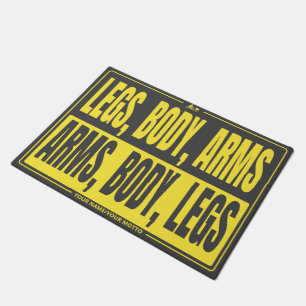Customisable Rowing Technicus Fitness Entrance Doormat