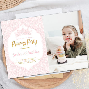 Customisable Royal Party Invitations for Kids