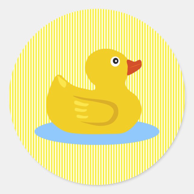 Customisable Rubber Ducky Stickers (Front)