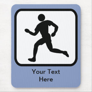 Customisable Runner Logo Mouse Pad