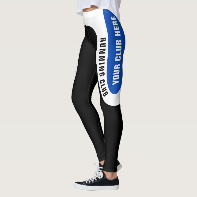 Customisable Running Club Leggings Version 1 (Left)