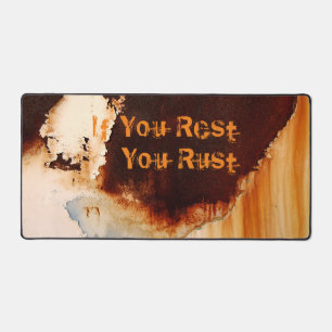 Customisable Rust Art Cool Fun Unique  Desk Mat