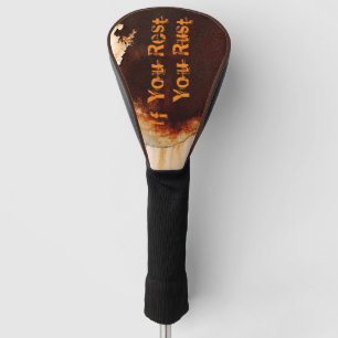 Customisable Rust Art Cool Fun Unique  Golf Head Cover