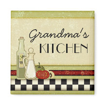 Customisable rustic kitchen magnet