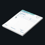 Customisable RX Pad for Doctors - Prescription Pad<br><div class="desc">Create professional prescriptions or fun gag gifts with this editable prescription notepad, perfect as a doctor gift, nurse gift, or pharmacy student present. Customise every detail like doctor's name, facility info, patient address, and date on this essential medical notepad. Ideal for real practitioners, medical office use, unique physician gifts, or...</div>