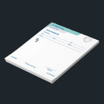 Customisable RX Pad for Doctors - Prescription Pad<br><div class="desc">Create professional prescriptions or fun gag gifts with this editable prescription notepad, perfect as a doctor gift, nurse gift, or pharmacy student present. Customise every detail like doctor's name, facility info, patient address, and date on this essential medical notepad. Ideal for real practitioners, medical office use, unique physician gifts, or...</div>
