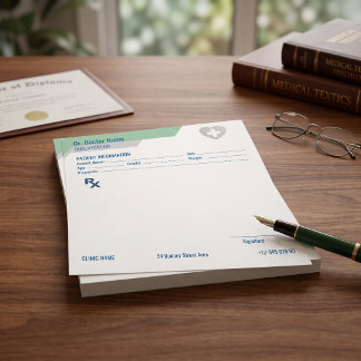 Customisable RX Pad for Doctors - Prescription Pad