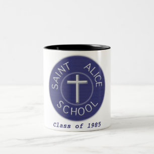 Customisable Saint Alice School Tradition Class of Two-Tone Coffee Mug