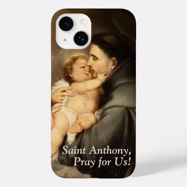 Customisable Saint Anthony Case-Mate iPhone Case (Back)