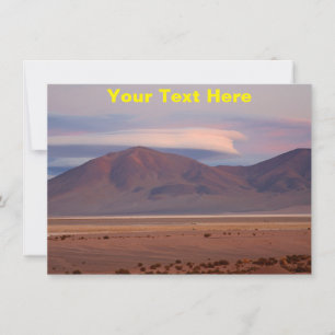 Customisable Salar del Huasco, Chile card