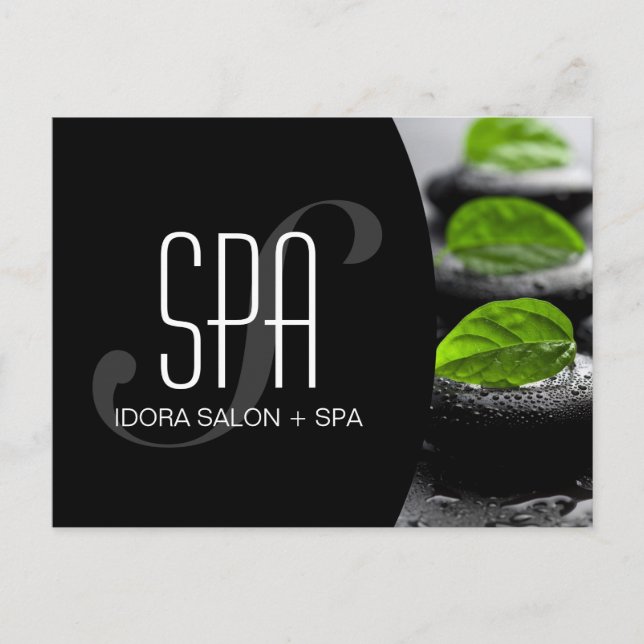 Customisable Salon and Spa Postcard Flyer (Front)
